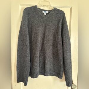 Old Navy Charcoal V-Neck Sweater